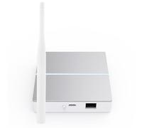 Zigbee 3.0 Smart Home Gateway con antena externa de alto rendimiento, conexión estable y rango extendido, compatible con Tuya Smart, soporta hasta 128 dispositivos