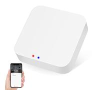 Zigbee Gateway Hub, LED Backlight 2,4 GHz WiFi Gateway, inalámbrico, Smart Home, Soporte para Puentes Tuya, Mando a Distancia, Gateway Hub Support Voice Control vía Alexa, Google Home