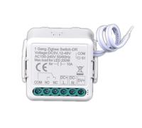ZigBee - Módulo de relé con interruptor de contacto seco, Smart inalámbrico, CC 12/24 V AC 100-240 V, compatible con Alexa Google (1)