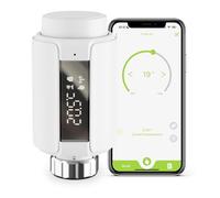 Zigbee TRV Termostato de radiador - Cabezal termostático Inteligente con Control por aplicación, Requiere hub Zigbee 3.0, Compatible con Alexa, Home Assistant, Tuya Smart y Smart Life