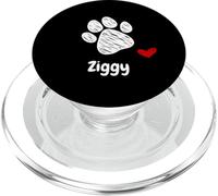 Ziggy Dog Paw Best Puppy Dog Loved Ziggy Dog Lover PopSockets PopGrip para MagSafe