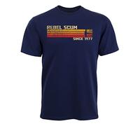 Ziggy Tee Camiseta Rebel Scum, azul marino, extragrande
