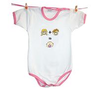 Zigozago - Body mameluco bebè Mamà + Papà = Yo = Me Talla: 6 meses Color: rosa