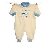 Zigozago - Mameluco Mono "YO AMO A LA MAMA' " Talla: 6 meses Color: Azul