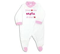 Zigozago - Pelele «Innamorata pazza de mia zia» (locamentre enamorada de mi tía) 50 cm Rosa