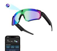Zigtik - anteojos inteligentes AI con cámara, anteojos de grabación de video 4K HD, control de voz AI, reconocimiento de objetos, traducción en tiempo real, diseñadas para esquí, ciclismo, béisbol