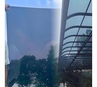 ZIGTUEI Lámina para Techos De Policarbonato, Placas De Policarbonato para Techos, Planchas Transparentes Láminas De Policarbonato 2mm, para Invernadero,Cochera Cubierta Toldo(0.6mx1m/2x3.3ft)