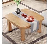 ZIGTUEI Mesa De Tatami Japonesa, Mesa De Meditación Minimalista, Estilo Antiguo Y Simple, Estilo Antiguo y Simple, para Ventana, Tatami, Al Aire Libre, Cama(Brown,70x37cm/27.6x14.6in)