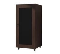 ZIGTUEI Mueble Equipo HiFi, Mueble HiFi, con Estantes Ajustables, Armario para Componentes De Audio/vídeo De Alta Resistencia, para Sala De Estar Y Estudio De Grabación(Brown,106cm/41.7in)