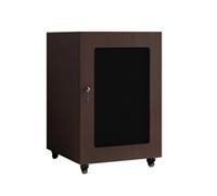 ZIGTUEI Mueble Equipo HiFi, Mueble HiFi, con Estantes Ajustables, Armario para Componentes De Audio/vídeo De Alta Resistencia, para Sala De Estar Y Estudio De Grabación(Brown,75cm/29.5in)