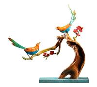 ZIGUIhsou-11 Decoración de Escritorio Todo Cobre Feliz en la Entrada Adorno Sala de Estar Magpie Ciruela Decoraciones Manualidades recién Casados