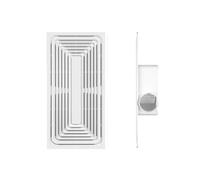 ZIGUIhsou-11 Extractor de aire confortable Ventilador de techo universal alta potencia 2 en 1 for baño y cocina, 30 x 60 cm