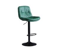 ZIGUIhsou-11 Taburete de Bar de Pub Taburete de Bar elevable 60 a 80 cm, Moderno y Sencillo, con Respaldo for recepción, Taburete Alto Ligero Lujo, Silla for el hogar(Green)