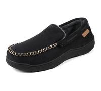 Zigzagger Pantuflas tipo mocasín para hombre, de espuma viscoelástica, cálidas, para interiores y exteriores, Vanta, 44.5 EU