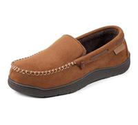 Zigzagger Pantuflas tipo mocasín para hombre, de espuma viscoelástica, cálidas, para interiores y exteriores, Windsor, 45 EU