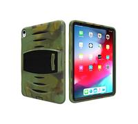 ZiHang Bumper iPad Pro 11 2018, Carcasa Rugosa Cuerpo Completo + Silicona con Soporte [a Prueba de Los Golpes] Smart Case Cubierta, Funda Rugerizada para iPad Pro 11 2018 (Camuflaje)