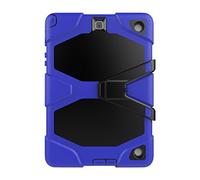 ZiHang Funda Galaxy Tab A 9.7 Híbrido Tres Capas PC + Silicona Funda Carcasa a Prueba de Golpes Kickstand Robusto Defender Cover para Samsung Galaxy Tab A 9.7 T550 T555 (Azul)
