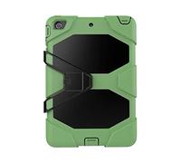 ZiHang Funda iPad Mini 1/2 / 3 Híbrido Tres Capas PC + Silicona Funda Carcasa a Prueba de Golpes Kickstand Robusto Defender Cover para iPad Mini 1/2 / 3 (Ejercito Verde)