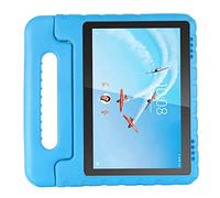 ZiHang Funda para Lenovo Tab E10 10.1 2019, Ligero y Super Protective Antichoque EVA Estuche Protector Diseñar Especialmente Manija Caso con Soporte para los Niños (Azul)