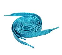 ZIHDKE 10 pares de cordones coloridos, modernos y brillantes, for zapatillas deportivas informales cuero blanco Para Sneaker(Sky Blue,100cm)