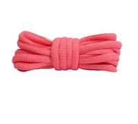 ZIHDKE 5 pares de cordones deportivos for hombres y mujeres, color plano semicircular, adecuados para Para Sneaker(Light red,120cm)