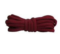 ZIHDKE 5 pares de cordones deportivos for hombres y mujeres, color plano semicircular, adecuados para Para Sneaker(Wine red,100cm)