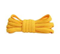 ZIHDKE 5 pares de cordones deportivos for hombres y mujeres, color plano semicircular, adecuados para Para Sneaker(Yellow,160cm)