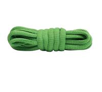 ZIHDKE 5 pares de cordones deportivos for hombres y mujeres, color plano semicircular, adecuados para Para Sneaker(Green,120cm)