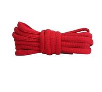 ZIHDKE 5 pares de cordones deportivos for hombres y mujeres, color plano semicircular, adecuados para Para Sneaker(Red,120cm)