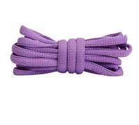 ZIHDKE 5 pares de cordones deportivos for hombres y mujeres, color plano semicircular, adecuados para Para Sneaker(Light purple,160cm)