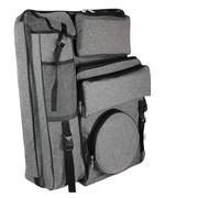 ZIHDKE Bolsa Portafolios De Arte Bolsa de Arte Plegable for Tablero de Dibujo, Estuche de portafolio de Arte for Pintura, Mochila Impermeable for Dibujo de Artista(Gray)