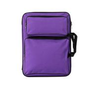 ZIHDKE Bolsa Portafolios De Arte Mochila Multifuncional for portafolio de Artistas, Bolso de Hombro, Bolsa de Dibujo de Viaje, Mochila Impermeable for bocetos de Arte(Purple)