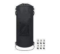 ZIHDKE Contenedor de Basura for Botes Marino Equipo navegación Bolsa portátil for pontón Negros for Exteriores para Bote