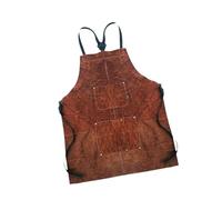 ZIHDKE Delantal de trabajo de soldadura, delantales de herramientas, delantal de cuero sintético for el cuidado personal, la cocina, los jardineros y los soldadores. para Soldadura, Herrero