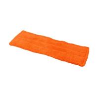 ZIHDKE Recambio de mopa Plana for Suelos Madera, 10 Unidades, Microfibra, Terciopelo Coral, Color Naranja para Mopa