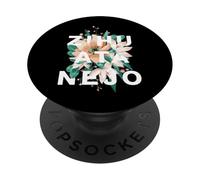 Zihuatanejo México Tribal Sea Turtle Ocean Art Design PopSockets PopGrip Adhesivo