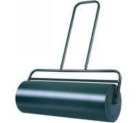 ZIHXUN Rodillo para césped de 30 x 91 cm, 63 l/17 galones, Resistente, para Empujar o remolcar, con Tambor Lleno de Agua y Arena, para Parques, Jardines, Campos de béisbol y Zonas Verdes.