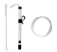 Ziiphon SifóN AutomáTico de 3/8 de Pulgada con Abrazadera Kit de SifóN de Embotellado de Manguera de 6.5 Pies con Tubo de PláStico de Alimenticio para Cerveza