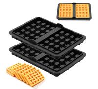 ZIJANG 2 Piezas Molde Silicona Freidora de Aire, Accesorios Airfryer, Recipiente Air Fryer Negro, Compatible con Ninja AF300EU, AF400EU, AF451EU, SL400EU, AF500DE