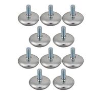 ZIJIA 20pcs 6 mm Hilo Regulable de Rosca Nivelación Glide Pies para gabinete Tabla Pierna