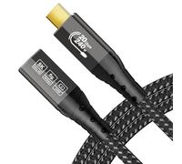 ZIKNYDO 8K Alargador USB C 3m (Alargador USBC 3.2 20Gbps, vídeo 8K@30Hz, 4K@60Hz/ 144Hz, PD3.1 240W 48V/5A), 8K@30Hz, 4K@144 Hz/ 60Hz Extension USB C para Thunderbolt 4, iPhone 16, MacBook, Switch