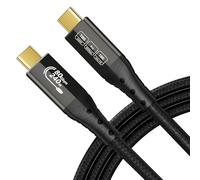 ZIKNYDO 8K Thunderbolt 5 cable 3m, 80Gbps transferencia de datos, 120Gbps USB C ancho de banda para 16K/Dual 8K pantallas, PD3.1 240W, para Thunderbolt 4, MacBook M4, eGPU, Mac mini M4 Pro, monitor