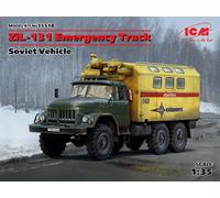 Zil-131 Emergency Camión, Soviet Vehicle 1 :3 5 Plástico Modelo Kit Icm