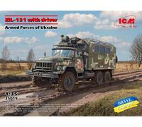 ICM 35019 - 1:35 ZiL-131 De Las Fuerzas Armadas De Ucrania Con Conductor - Nuevo