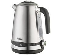 Zilan, Hervidor digital - Acero inoxidable 1,7 lt - Protección contra ebullición en seco - Función de ajuste de temperatura - Función de mantenimiento caliente - Base giratoria de 360° - 1850-2200W