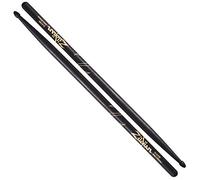 Zildjian 5A Baquetas, Acorn Tip, color negro