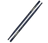 Zildjian 5A Hickory Drumsticks - Nylon Tip - Black