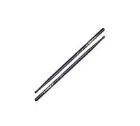 Zildjian 5A Hickory Drumsticks - Wood Tip - Black