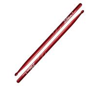 Zildjian 5A Hickory Drumsticks - Wood Tip - Red