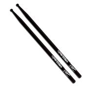 Zildjian ASTBLK - Baqueta Signature TRAVIS BARKER, colore negro (Par - 2 unidades), Wood Tip